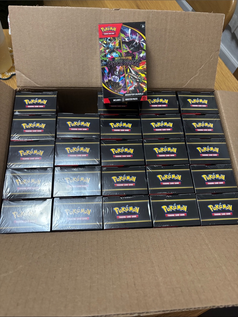 Pokemon Pitch Black Booster Bundles Opened Case sealed bundles (25 Bundles)
